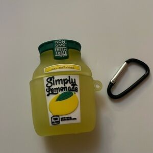 Simply lemonade AirPod case color yellow and green